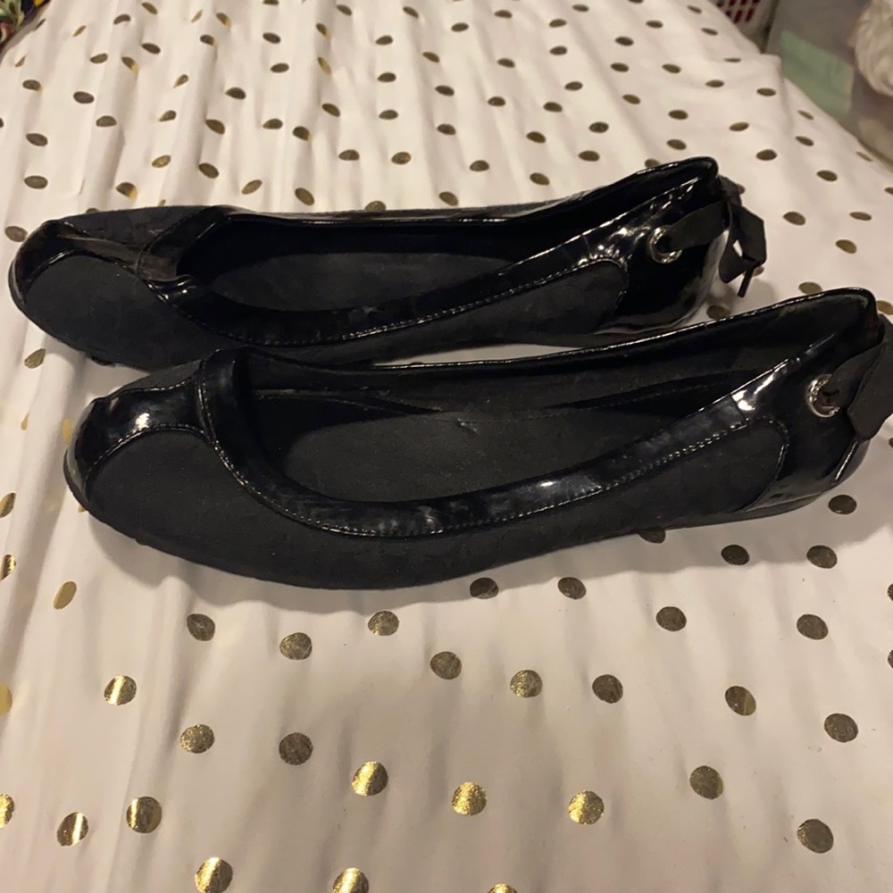 Size 11 Coach flats.